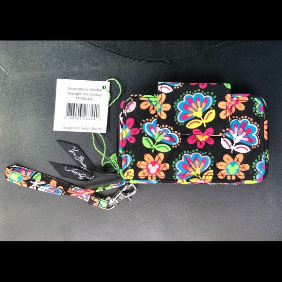 Vera Bradley Handbags - Disney Vera Bradley Midnight Mickey Smrtph-Wrstlt